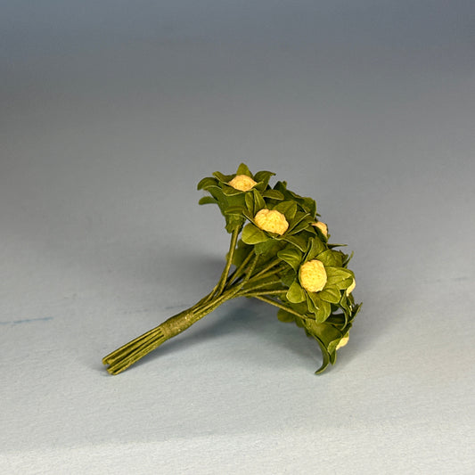 Maison en pot Fougère feuilles feuille verte plante d'intérieur pot de plante pour maison de poupée miniature échelle 1:12 Forever Garden PLN18