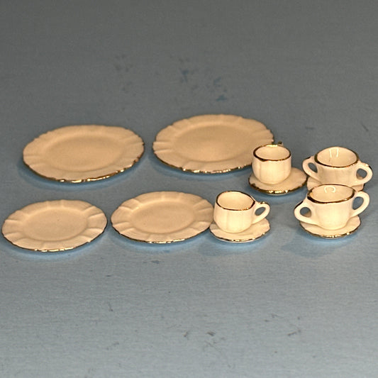 Statue de Bouddha en métal pour miniatures de maison de poupée type C 1,25" de hauteur