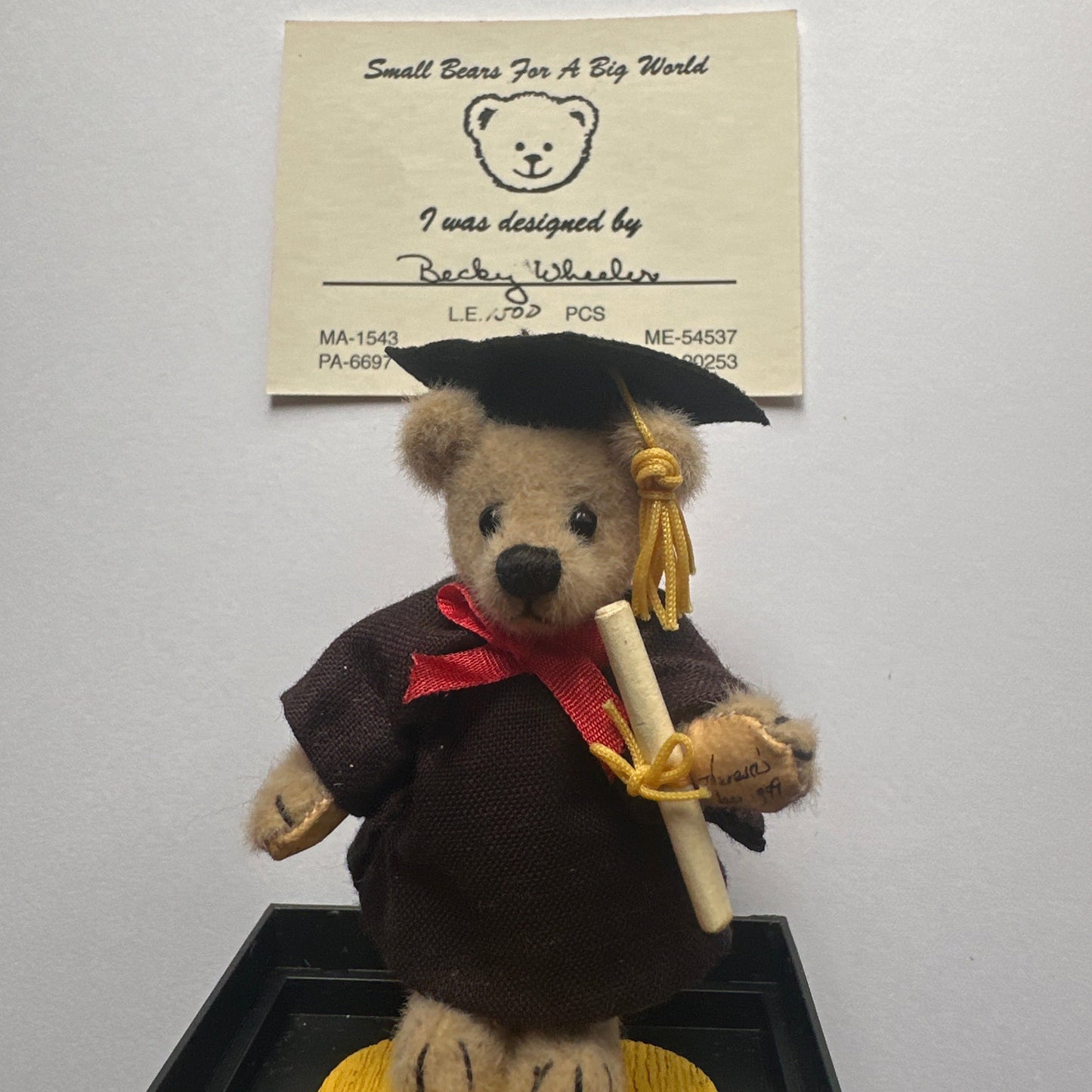 Graduate Bear – Miniature Collectible