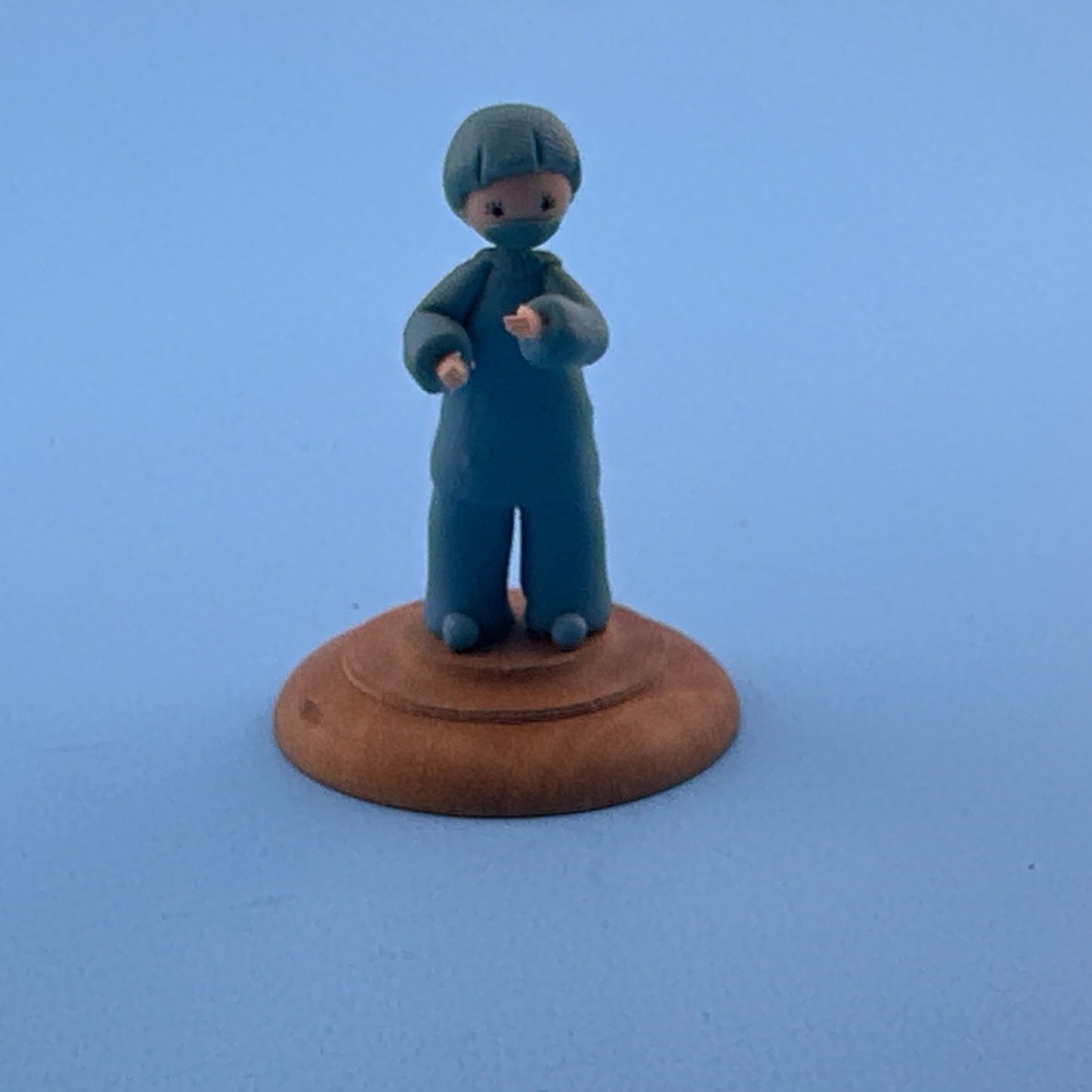 Dollhouse Miniature – Medical Figure on Wooden Base