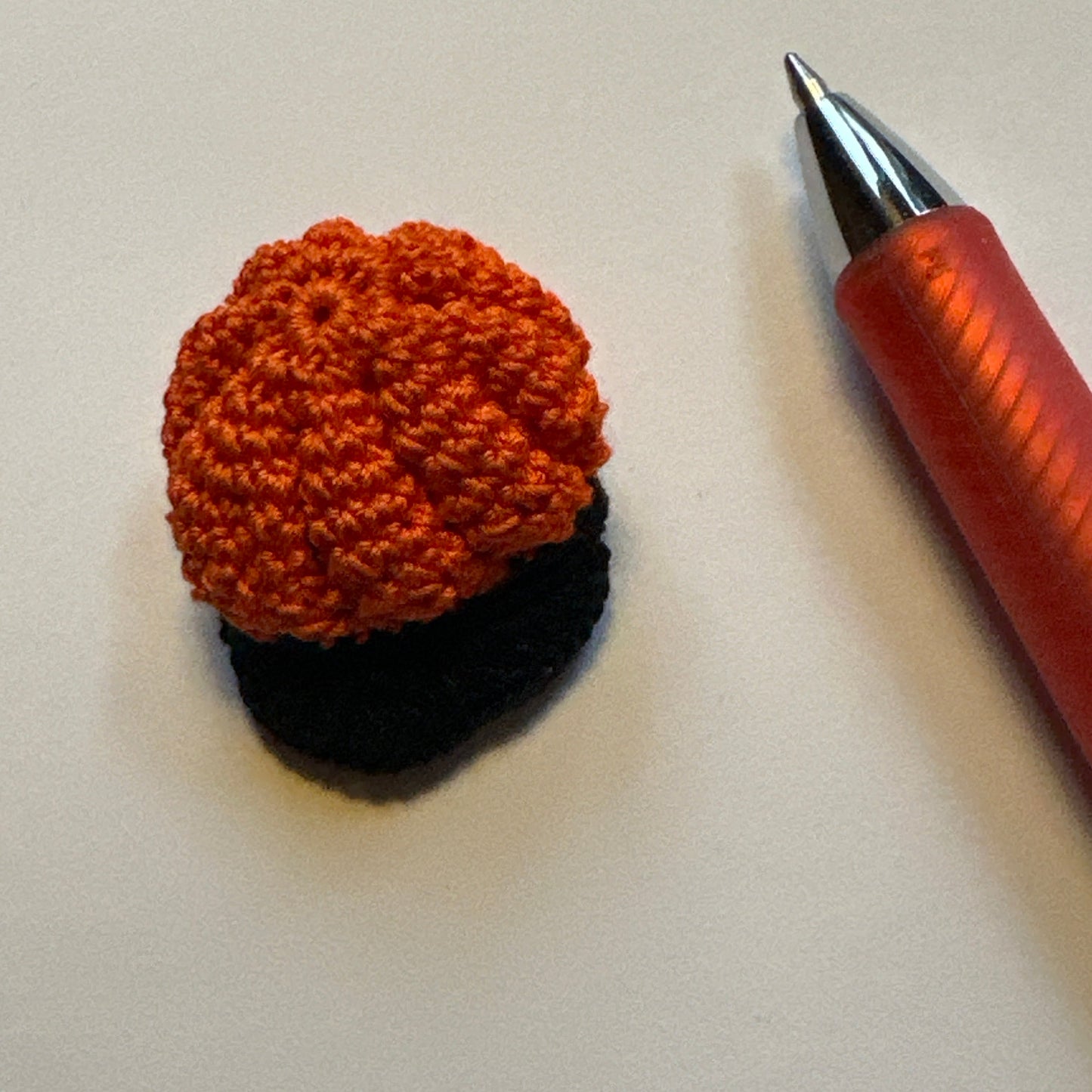 Handmade Crocheted Miniature Cap with Visor 1:12