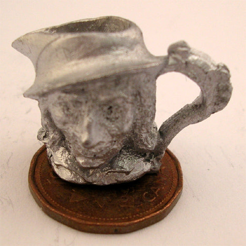 PIED PIPER CHAR. MUG 1"H unfinished DIY metal miniature for dollhouse - Do it yourself