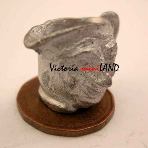 FARMER JOHN CHA. MUG 1"H unfinished DIY metal miniature for dollhouse - Do it yourself
