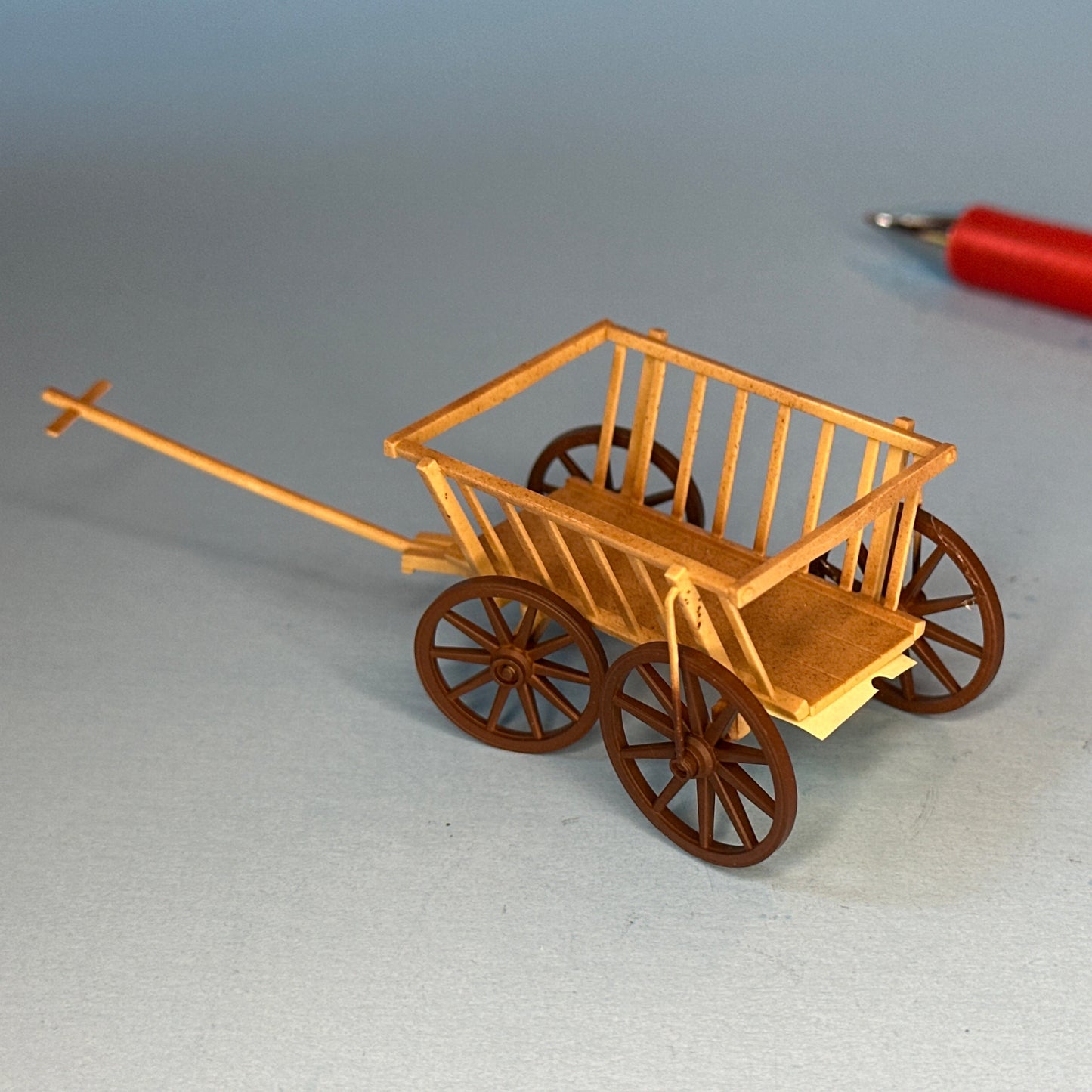 Wagon for 1:12 dollhouse miniature Heidi Ott