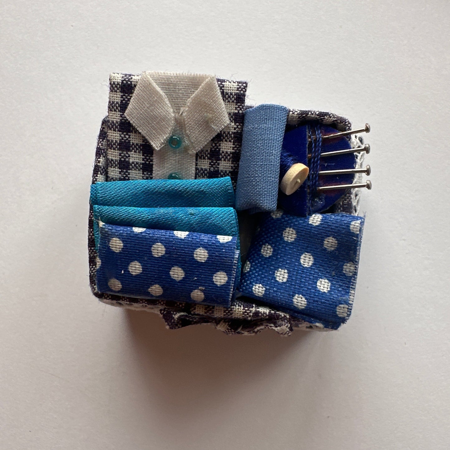 Miniature Sewing Kit for 1:12 Dollhouses