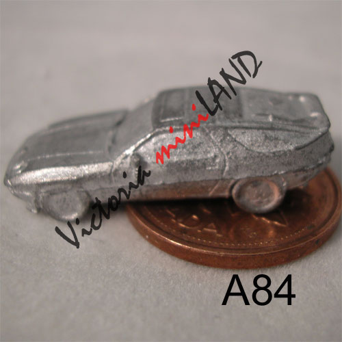 Voiture miniature en métal à monter soi-même, 2 portes, berline, 2,5 cm de long, pour maison de poupée