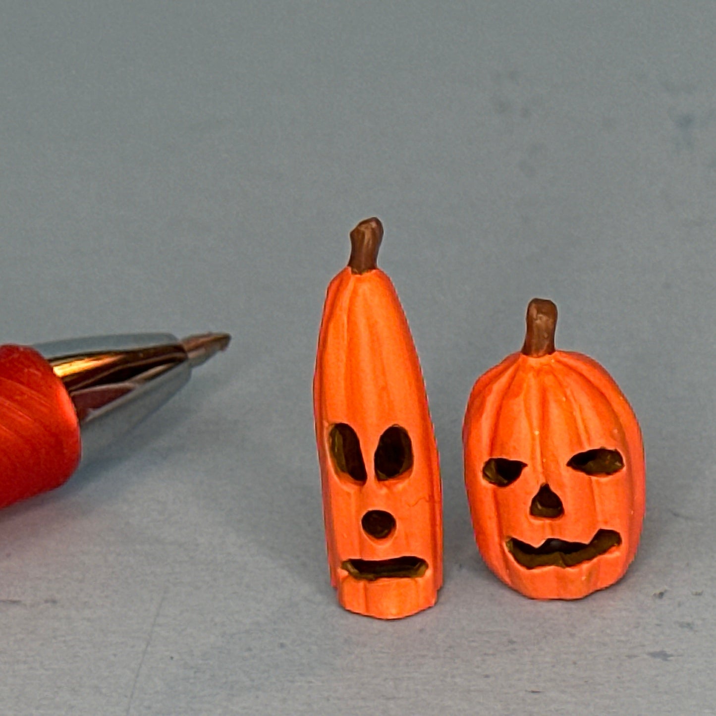 Halloween Kürbisse Set /3 für 1:12 Puppenhausminiatur