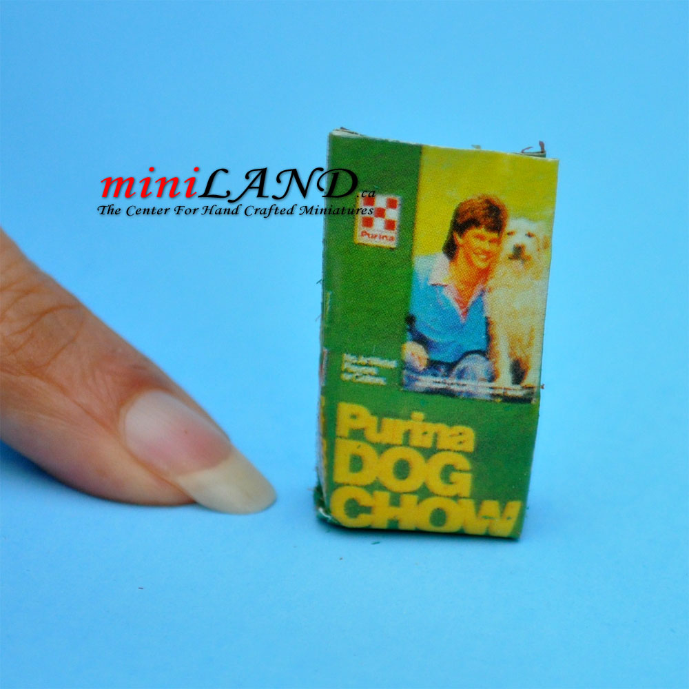 Bag of dog food dollhouse miniature 1:12 scale