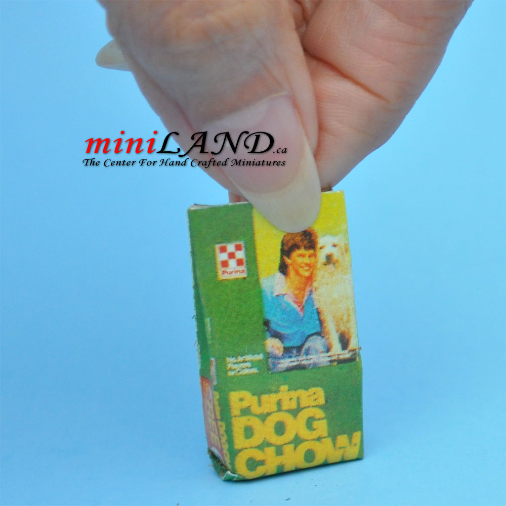Bag of dog food dollhouse miniature 1:12 scale