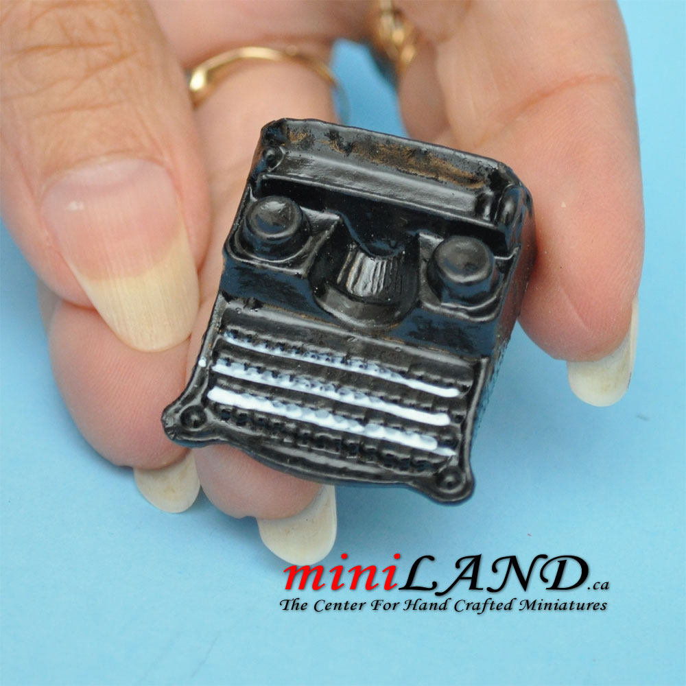 Old style typewriter dollhouse miniature 1:12 scale