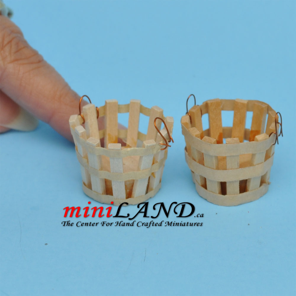 Vegetable Crate 2pcs dollhouse miniature 1:12