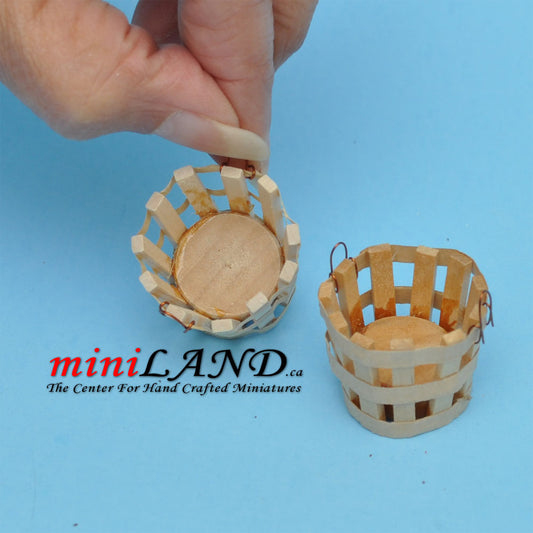 Vegetable Crate 2pcs  dollhouse miniature 1:12