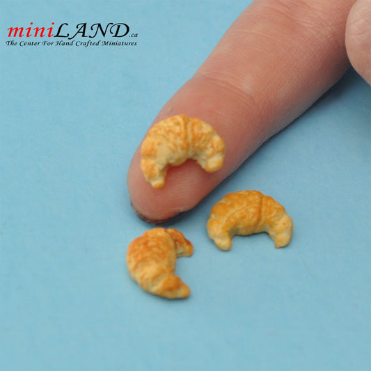 3pcs French Carasson for 1:12 dollhouse miniature food