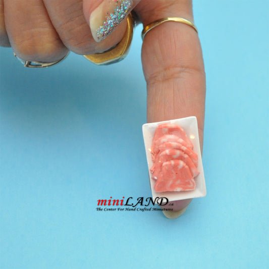 Wrap pork meat dollhouse Miniature butcher 1:12 scale BUT7