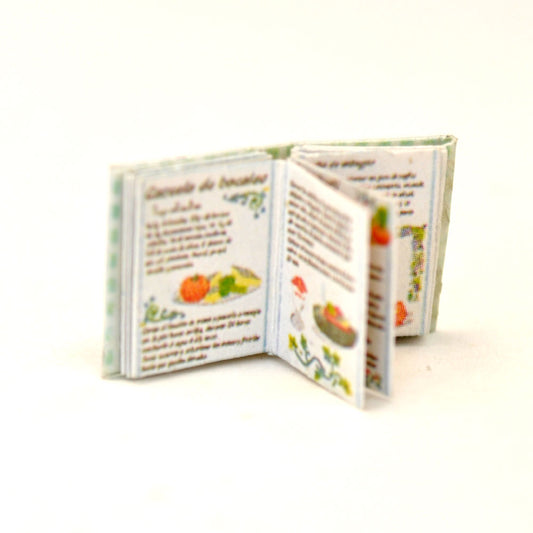 Mini gedrucktes Buch Puppenhaus Miniatur 1:12