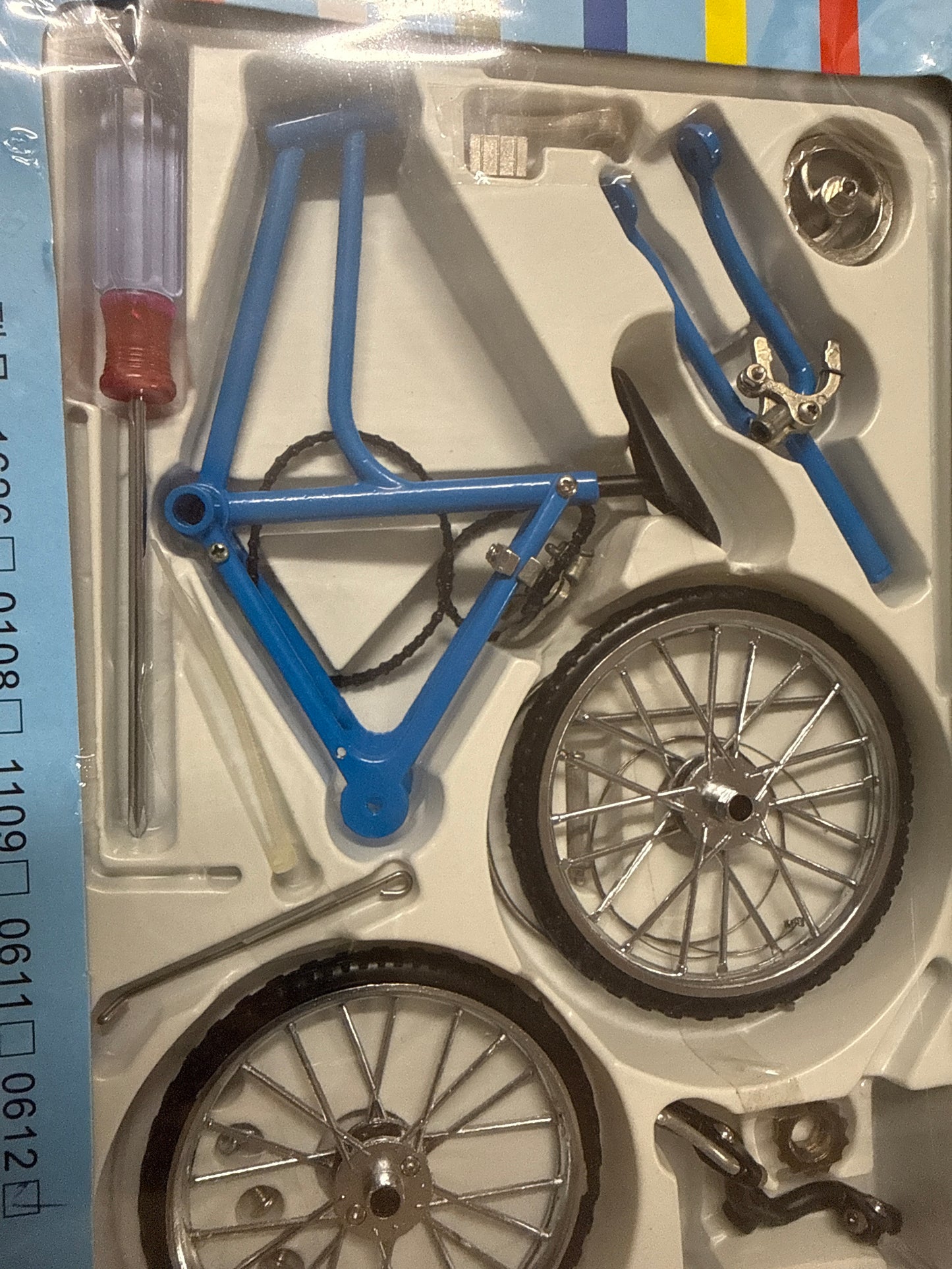 Mini Woman 1:10 scale metal Alloy DIY Bicycle Die-cast DIY bike model