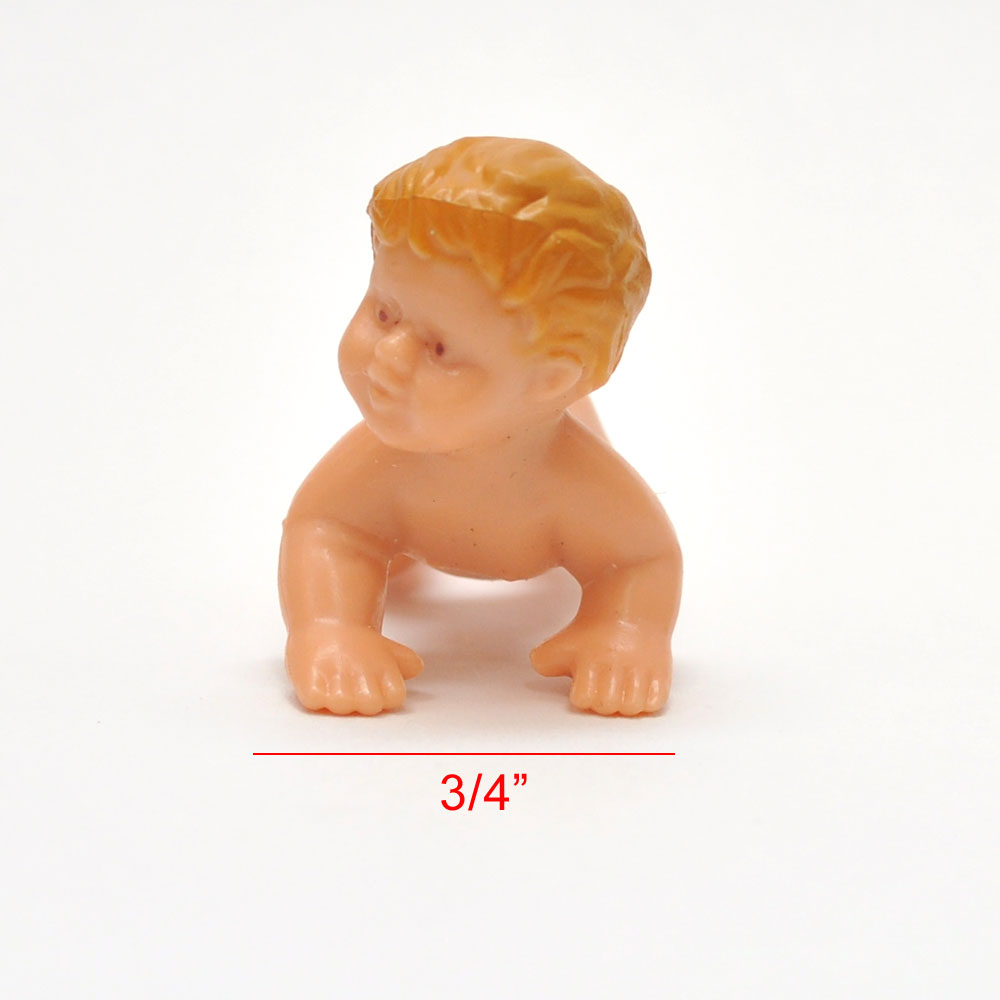A baby crawls on all fours Doll for 1:12 dollhouse miniature