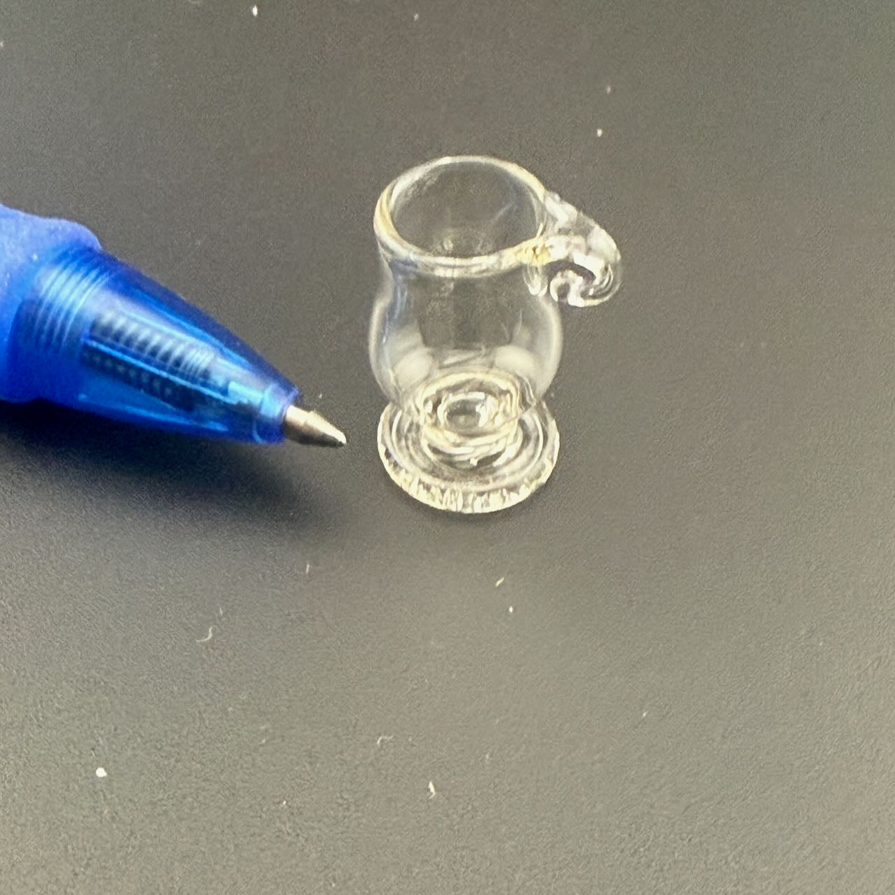 Miniature Glass Cup – Hand-Blown – 1:12 Scale