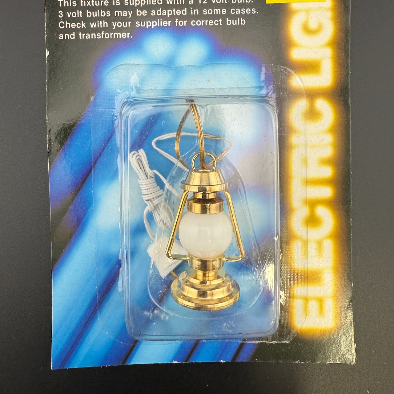 Lampe de plafond tulipe 12 V, vente de liquidation, miniature pour maison de poupée 1:12