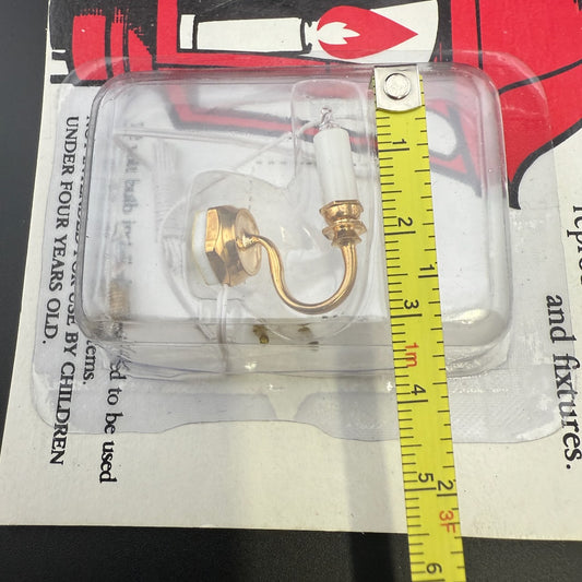 Lampe de plafond tulipe 12 V, vente de liquidation, miniature pour maison de poupée 1:12