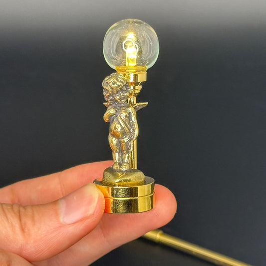 Cupid Valentine Miniature Touchless operation with Wand 1:12 table lamp LED for Dollhouse light metal