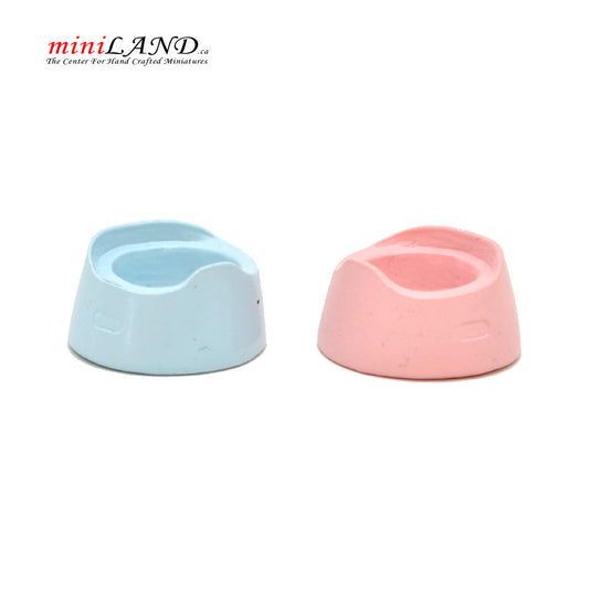 Pot de nuit pour enfants Potty pour maison de poupée miniature échelle 1:12