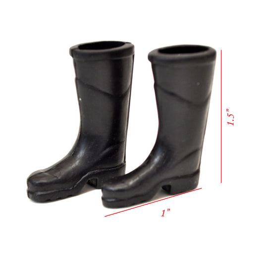 Rubber boots for dollhouse miniature