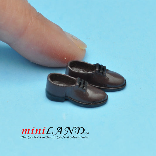 Herrenschuhe für Puppenhaus-Miniaturdisplay #24 im Maßstab 1:12
