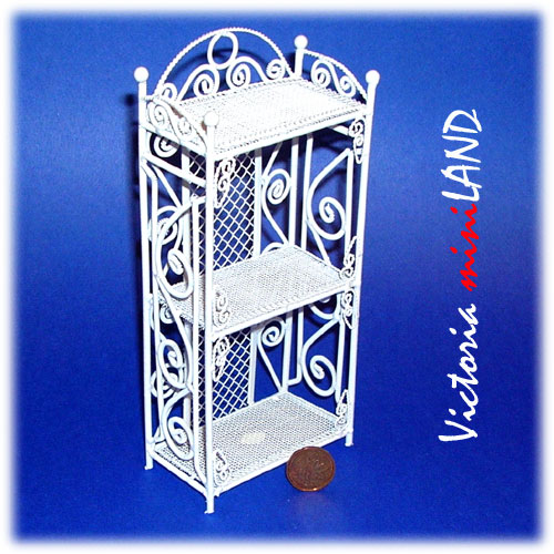 Wire Book Shelf TMIL1002 for 1:12 dollhouse miniature