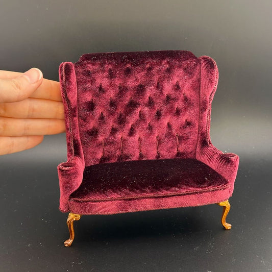 Ensemble bureau et chaise miniature victoriens à l'échelle 1:12 avec tiroirs secrets, lingots d'or, compartiments cachés et accessoires – Style anglais 1860