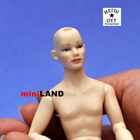 XMM08 Heidi Ott Dolls House Doll, Nude Man 6" Rare