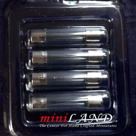 4pcs fuse 250V 2A for Long power bar dollhouse miniature light 12V