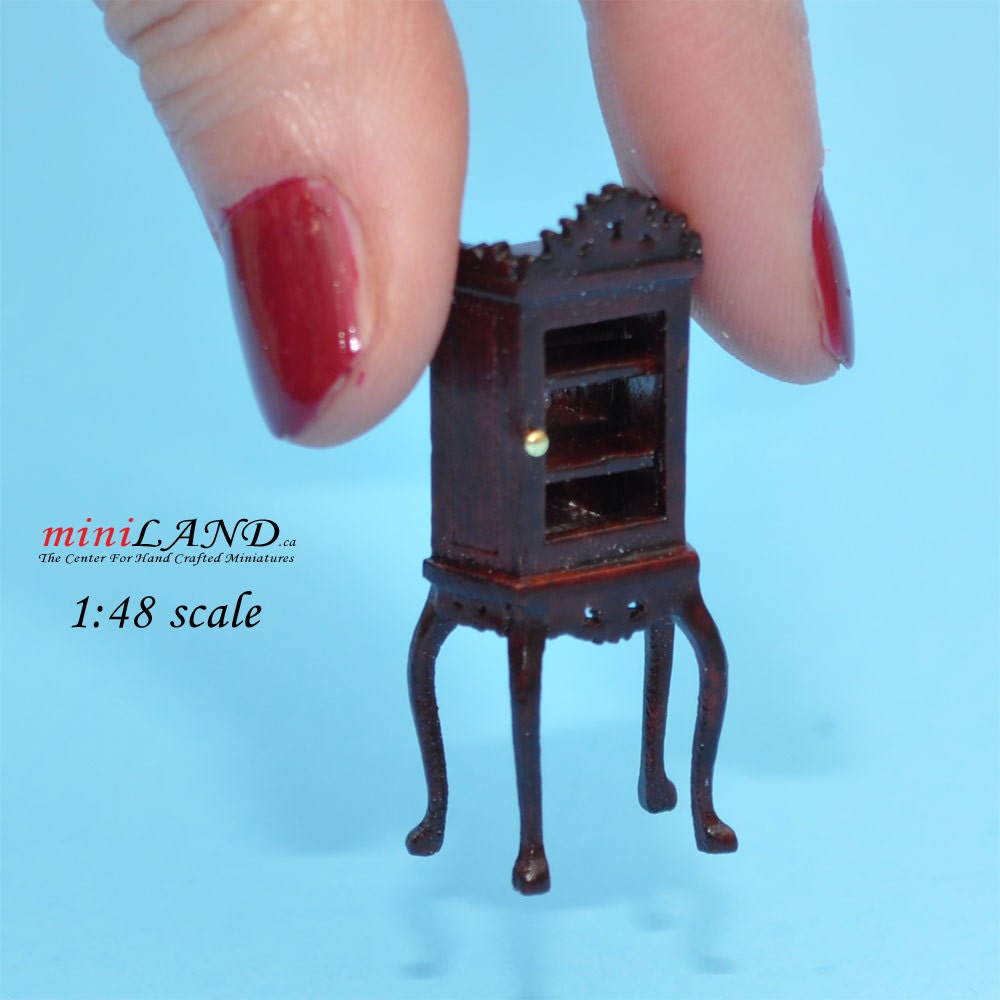 1:48 1/4" quarter scale Etagere china display Top quality MH dollhouse miniature