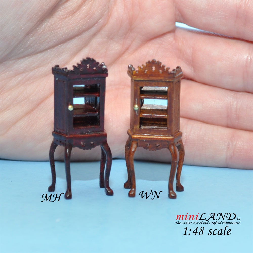 1:48 1/4" quarter scale Etagere china display Top quality MH dollhouse miniature