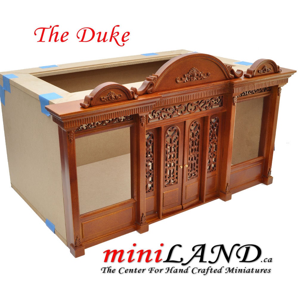 The Noble Roombox - Quality wooden room 1:12 scale dollhouse miniature for Duchess, Duke and Archduke facades. Only the box without Facade