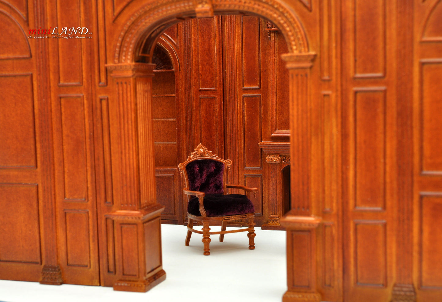 Victorian Rococo period elegant chair settee seat for 1:12 dollhouse miniature 2021A