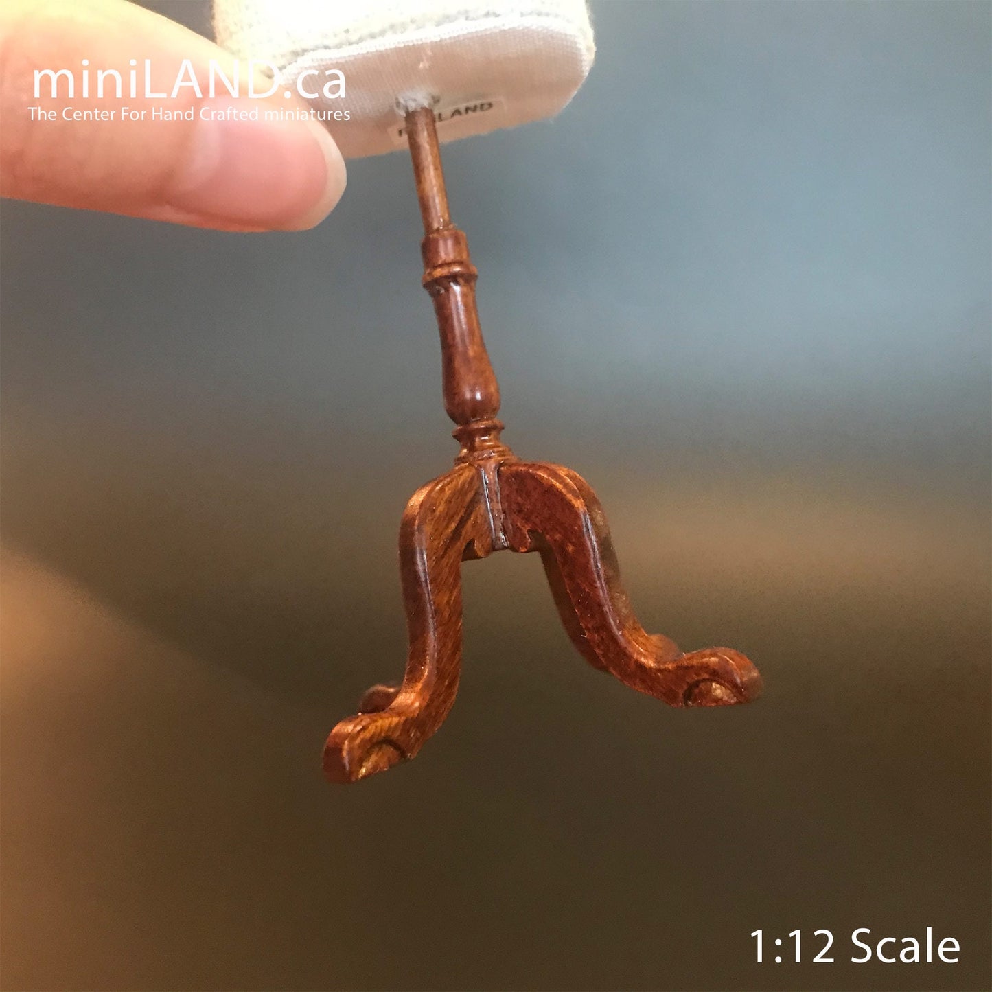 Walnut Fine Quality PLUS-size Dress Form for 1:12 Scale dollhouse miniature wood Mannequin dresses clothes clothing sewing sew designer