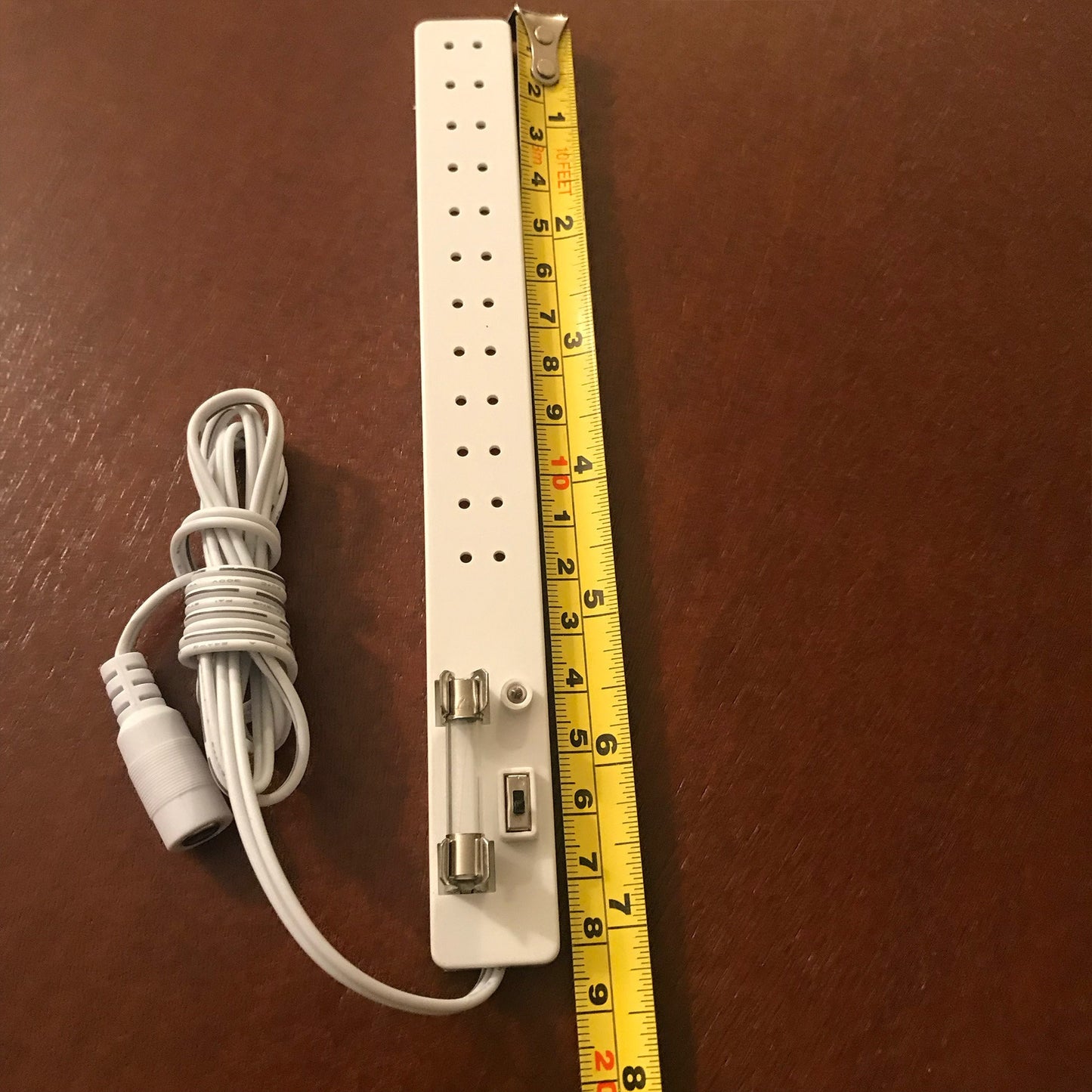 12 Socket Power Strip Miniature Lighting Accessory with On/off switch and fuse for 1:12 dollhouse miniature