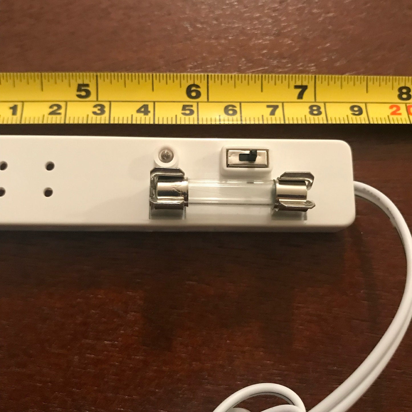 12 Socket Power Strip Miniature Lighting Accessory with On/off switch and fuse for 1:12 dollhouse miniature