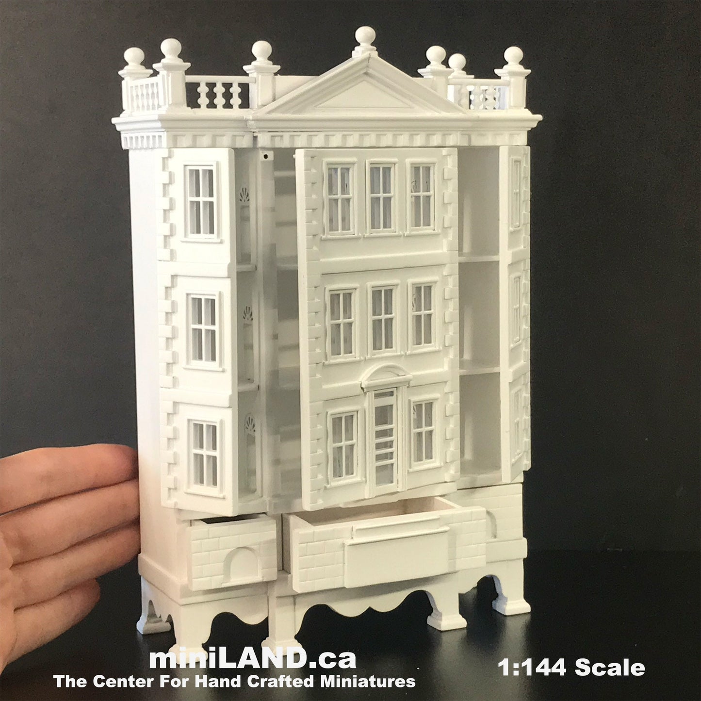 Victorian Dollhouse for dollhouse George baby house 1:144 scale -Top Quality