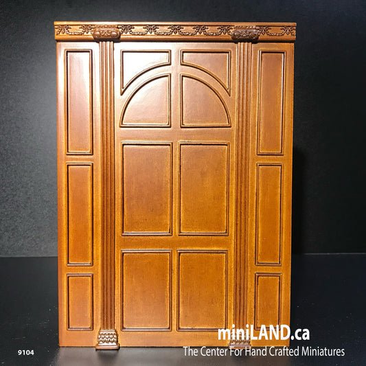 MANOR Wall wood unit Dollhouse miniature furniture wall panel roombox 6.9"W 1:12 Scale