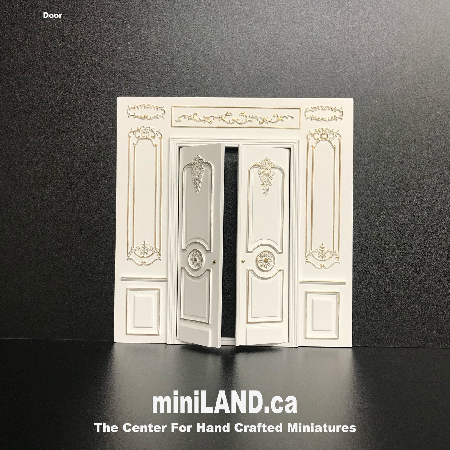 French Royal Paneling line White 1:12 scale Build a Room Using wall panels Components - top quality