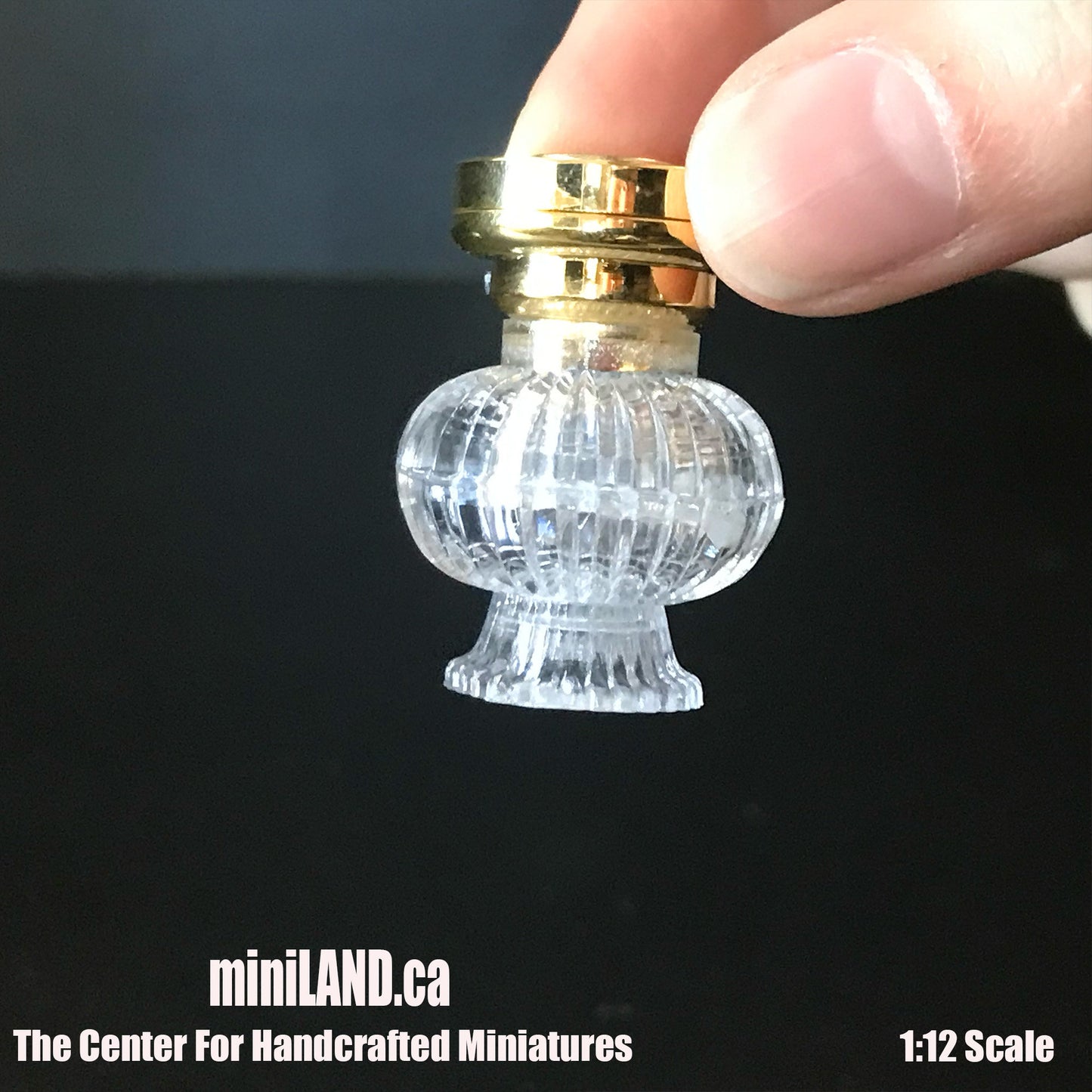 Fancy Shade Ceiling Lamp LED Super bright with On/off switch 1:12 dollhouse miniature 1"w x 1.25"H battery operated