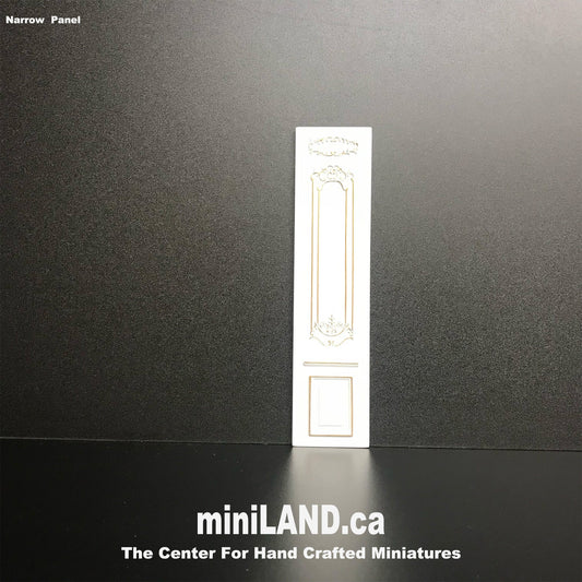 French Royal Paneling line White 1:12 scale Build a Room Using wall panels Components - top quality