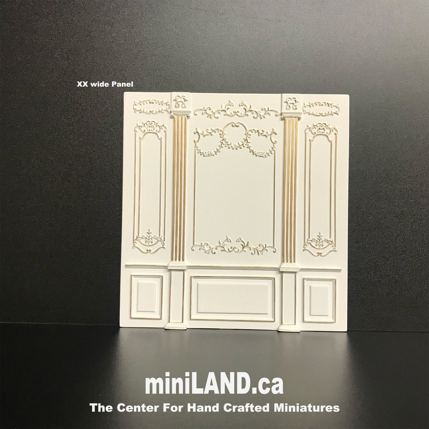 French Royal Paneling line White 1:12 scale Build a Room Using wall panels Components - top quality