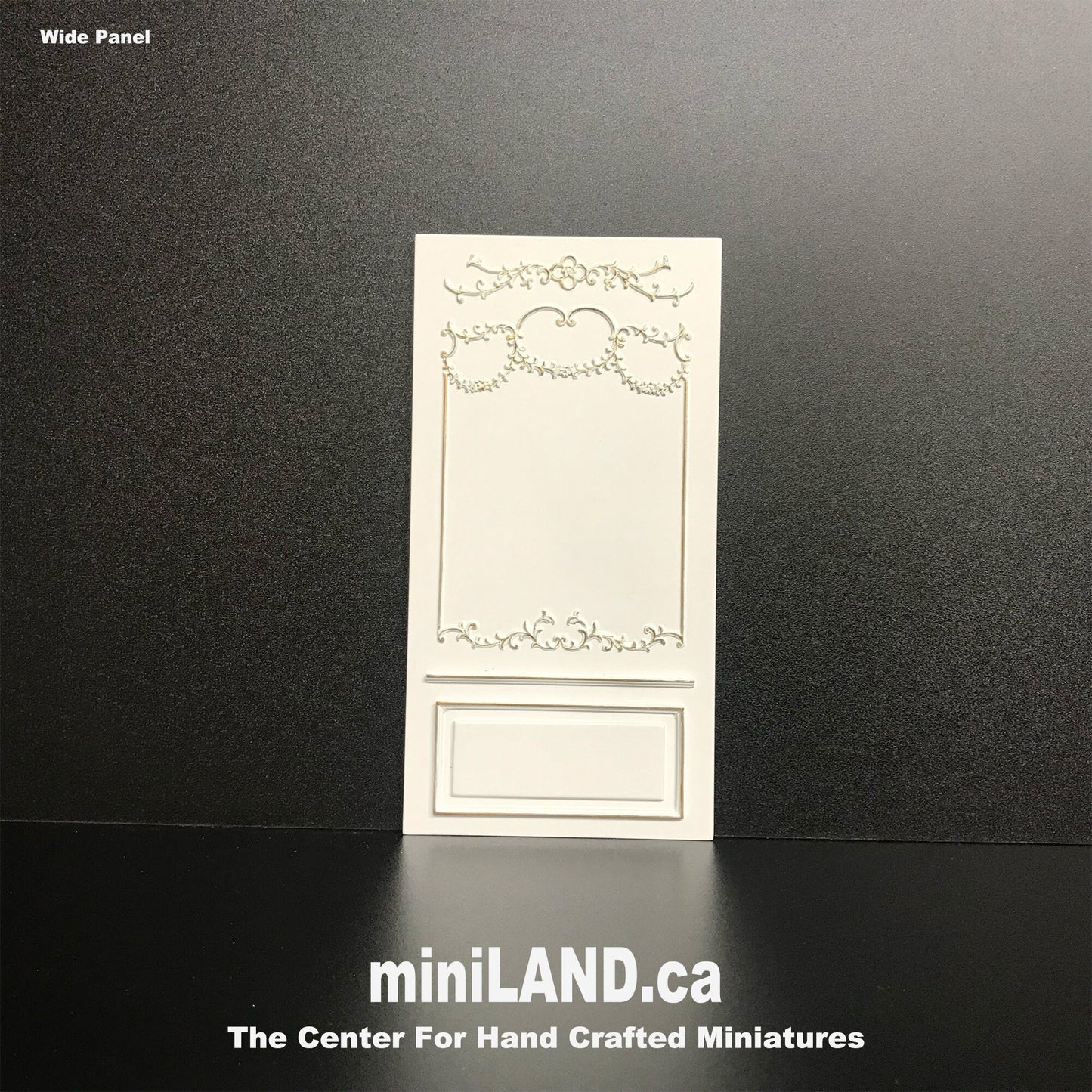 French Royal Paneling line White 1:12 scale Build a Room Using wall panels Components - top quality