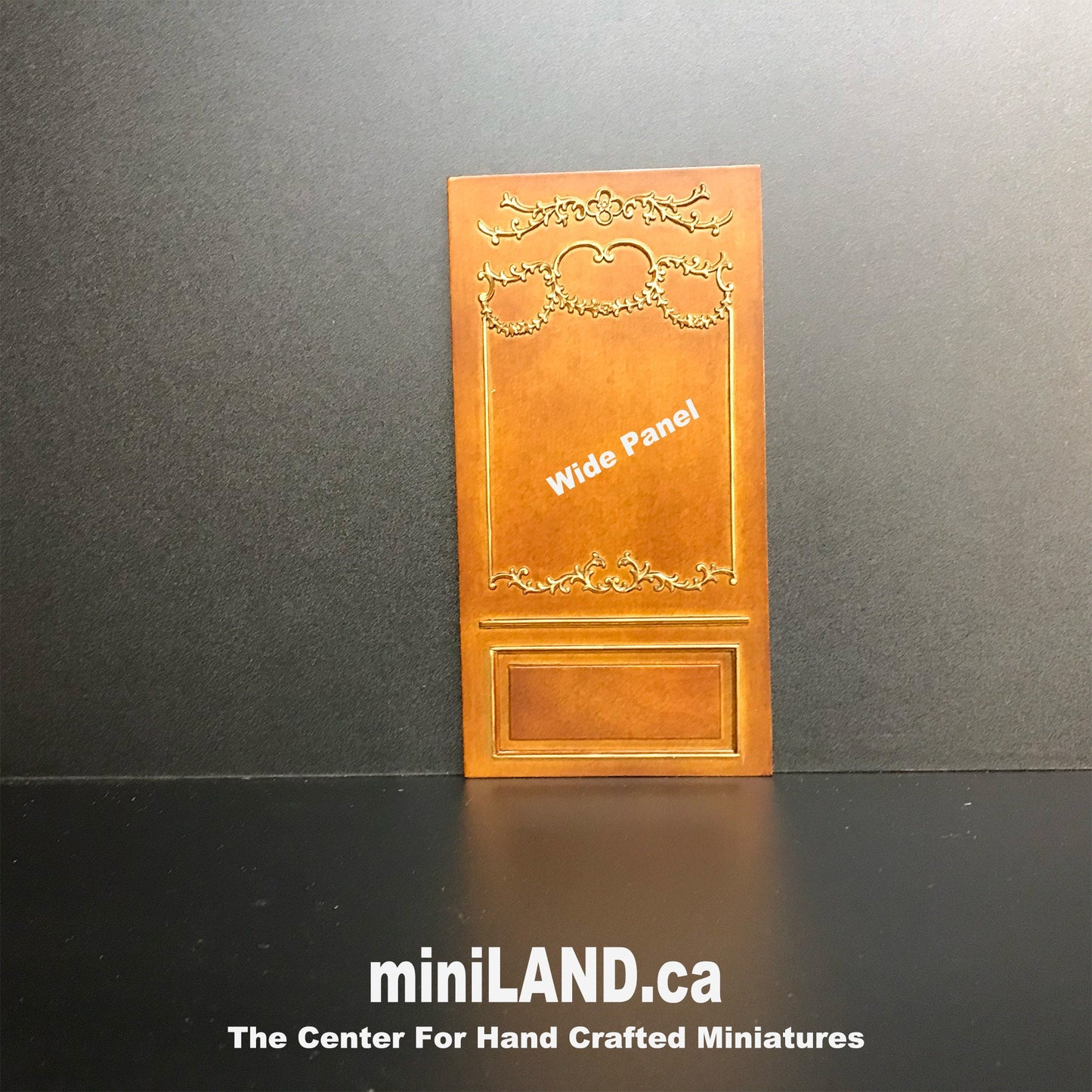 French Royal Paneling line WALNUT 1:12 scale Build a Room Using wall panels Components - top quality