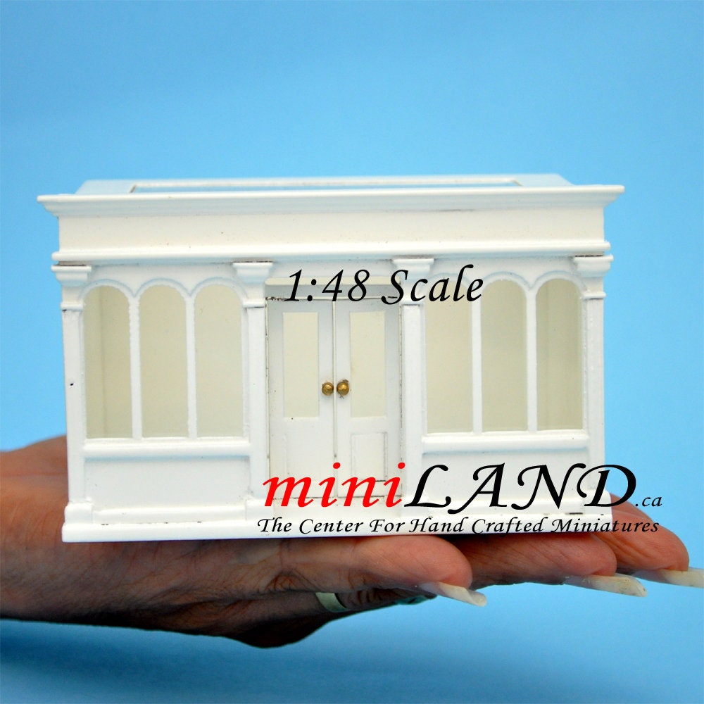 1:48 1/4" quarter scale Landygo store roombox dollhouse fast assembly kit - Top Quality