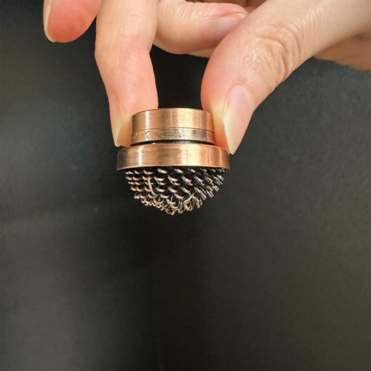 Plafonnier LED Super Lumineux avec Interrupteur Marche/Arrêt pour Maison de Poupée Miniature 1:12 Moderne - Argent ou Cuivre FA054008/9