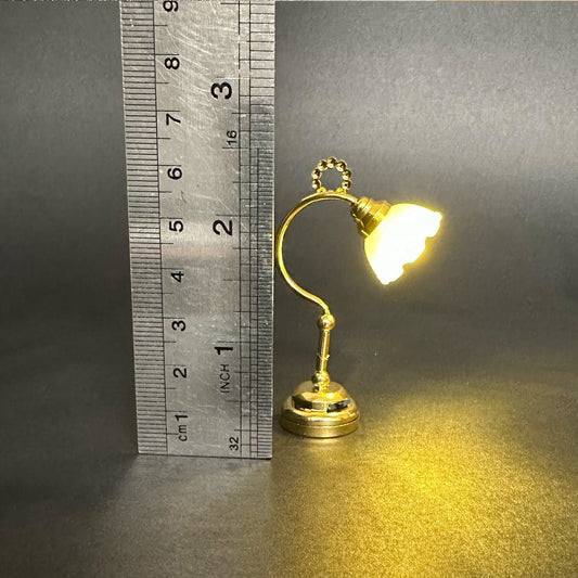 Table Lamp tulip LED crescent half moon star Super bright with On/off switch for 1:12 dollhouse miniature royal bow